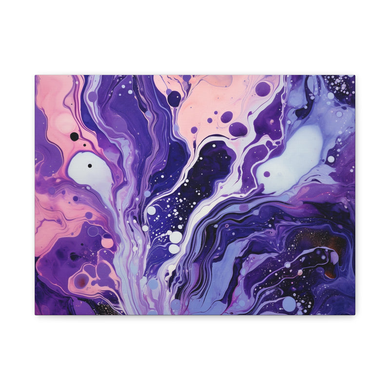 Abstract art color purple2 Canvas