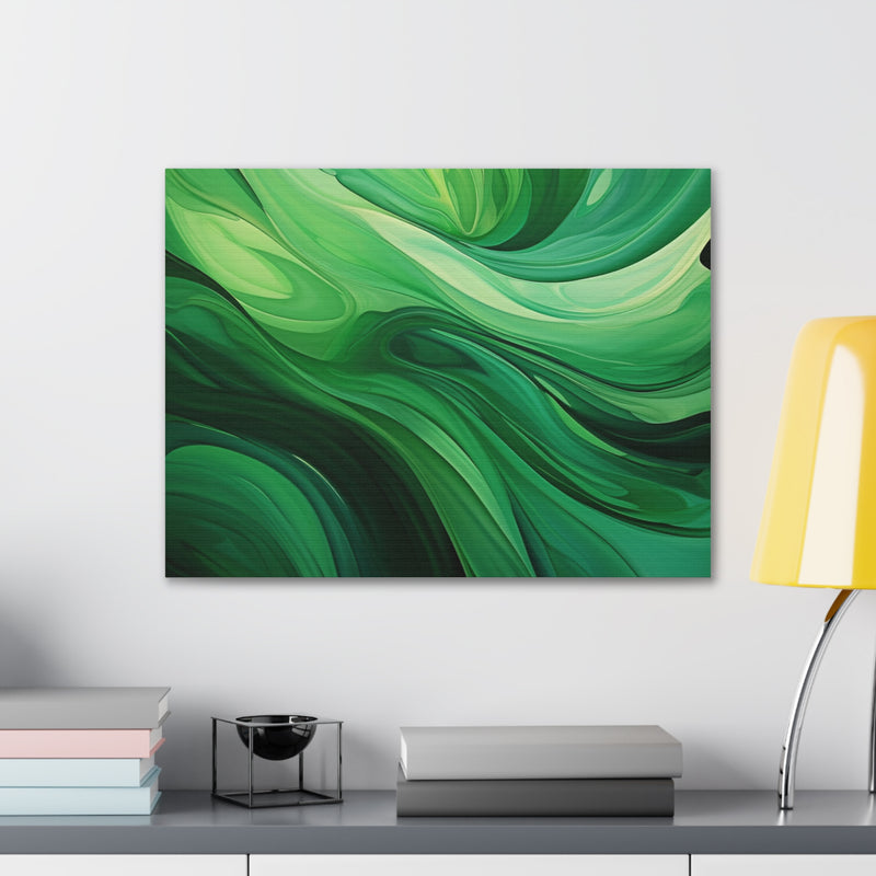 Abstract art color green4 Canvas