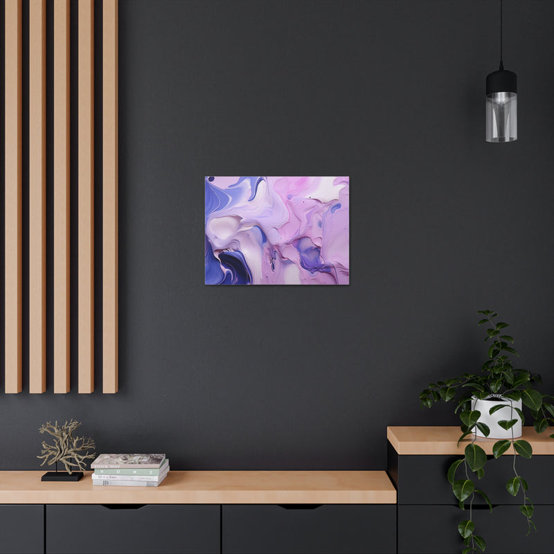 Abstract art color lilac3 Canvas