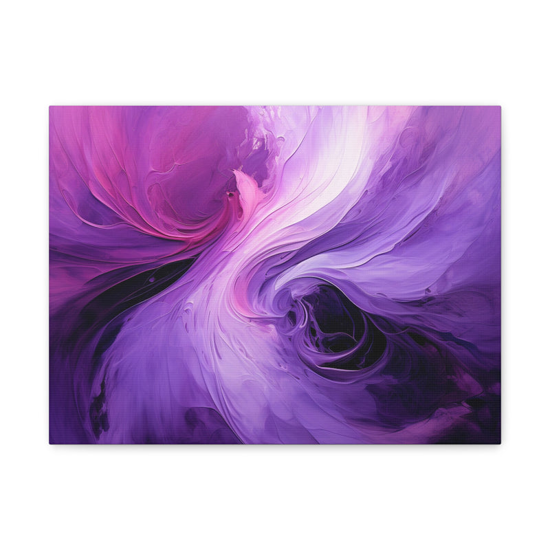 Abstract art color purple Canvas