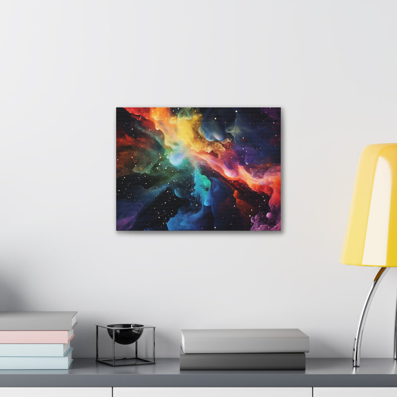 Abstract art color galaxy4 Canvas