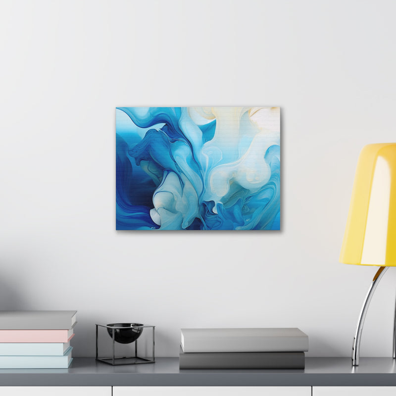 Abstract art color blue3 Canvas