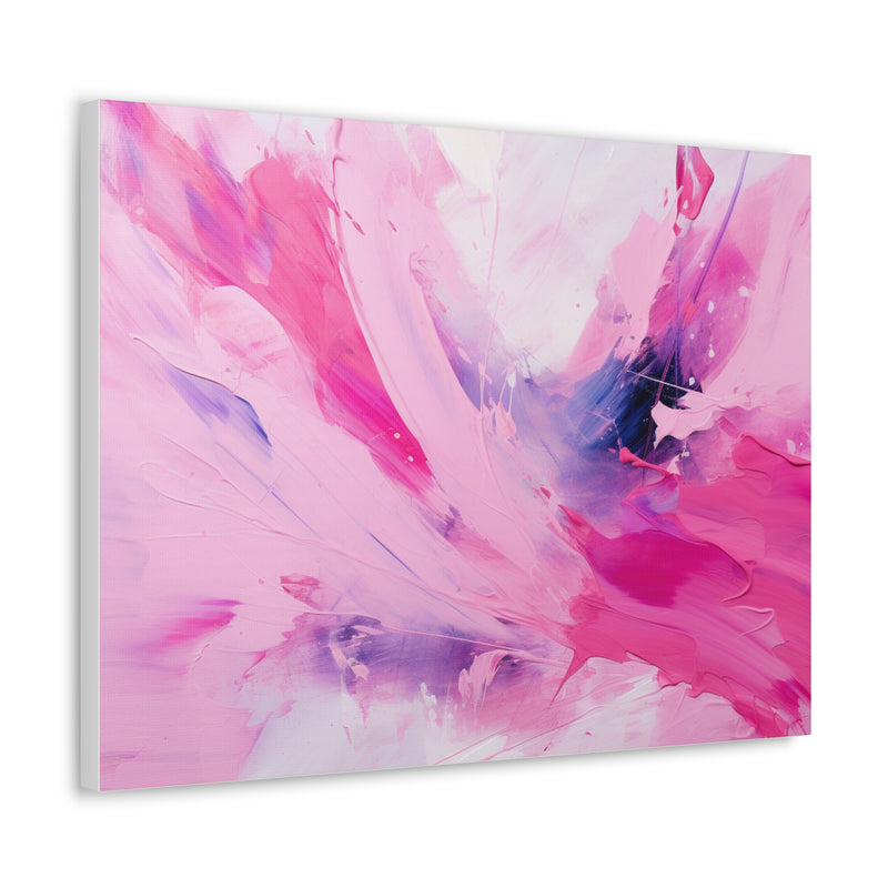 Abstract art color pink2 Canvas