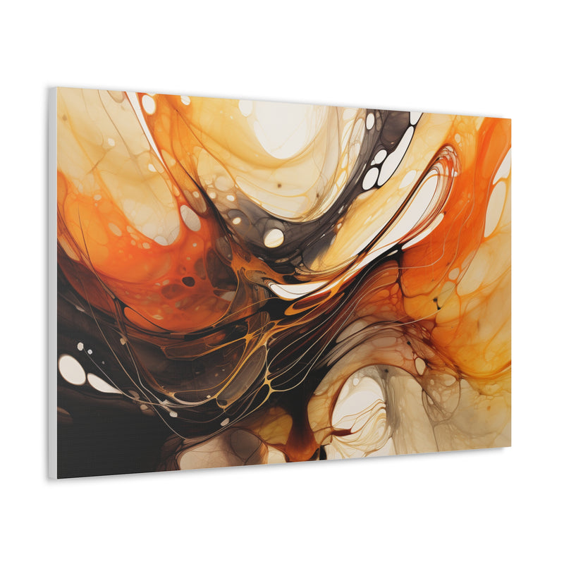 Abstract art color brown5 Canvas