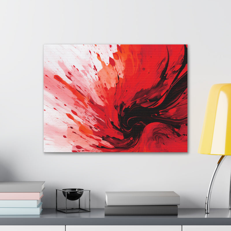 Abstract art color red2 Canvas