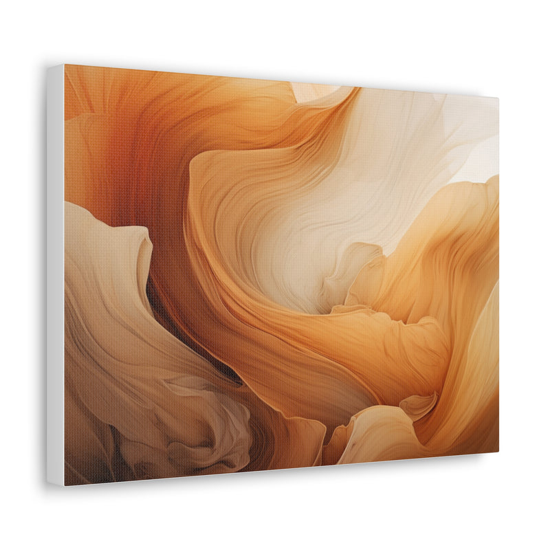 Abstract art color brown4 Canvas