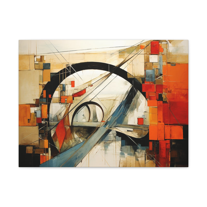 Abstract art color bridges6 Canvas