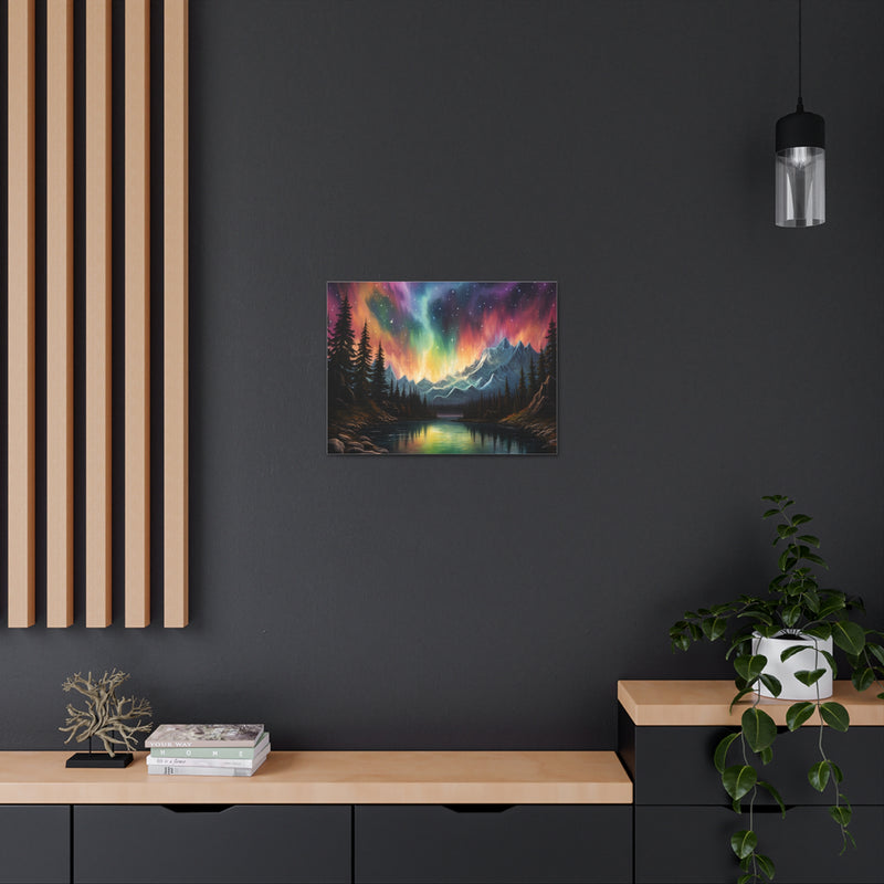 Aurora Sky Abstract Art Canvas