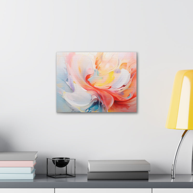 Abstract art color White2 Canvas