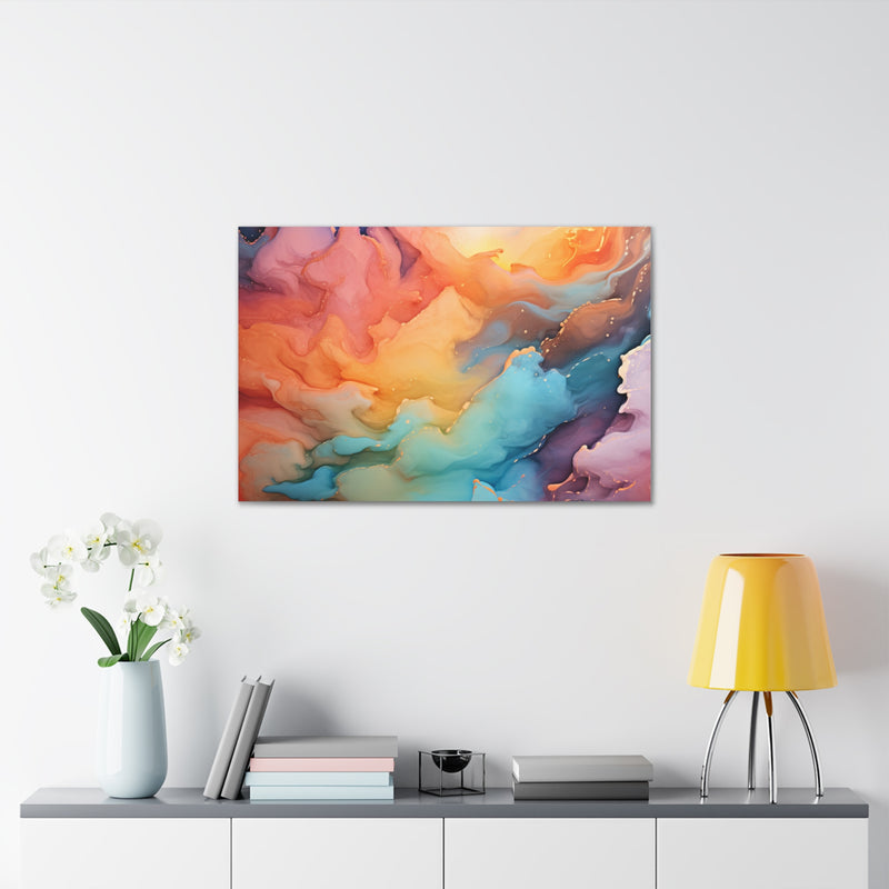 Abstract art color sky2 Canvas