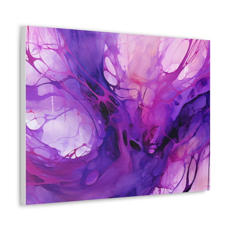 Abstract art color purple4 Canvas
