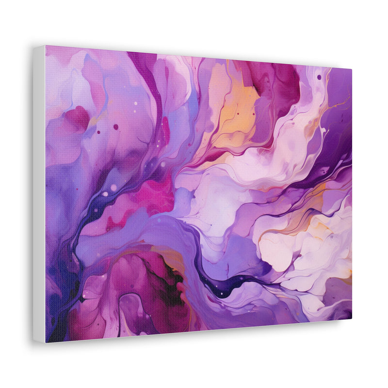 Abstract art color lilac Canvas