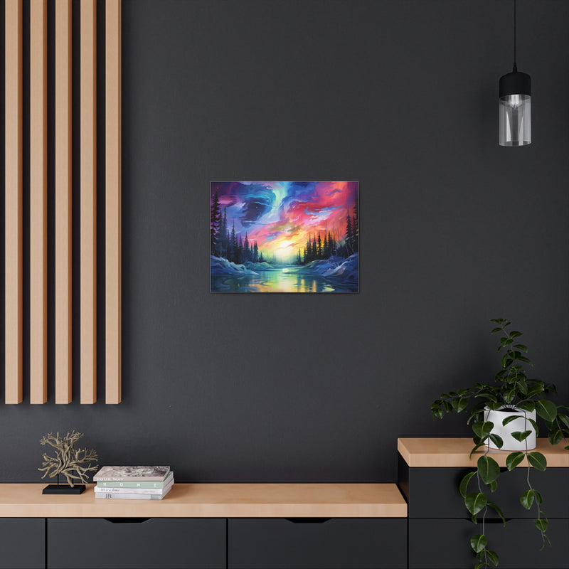Abstract Art Sky Aurora Canvas