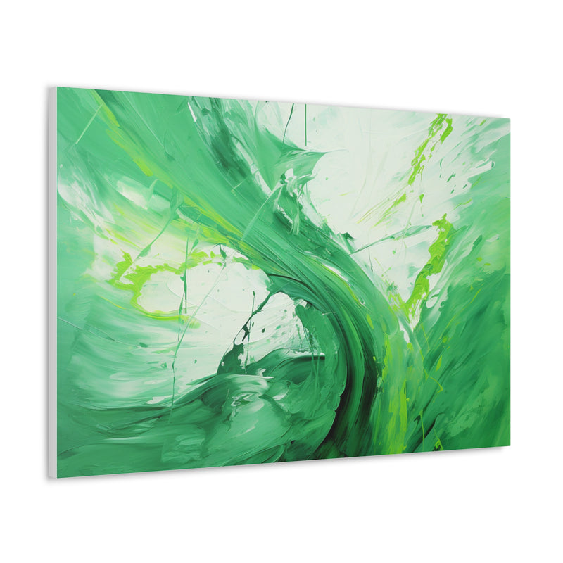 Abstract art color green3 Canvas