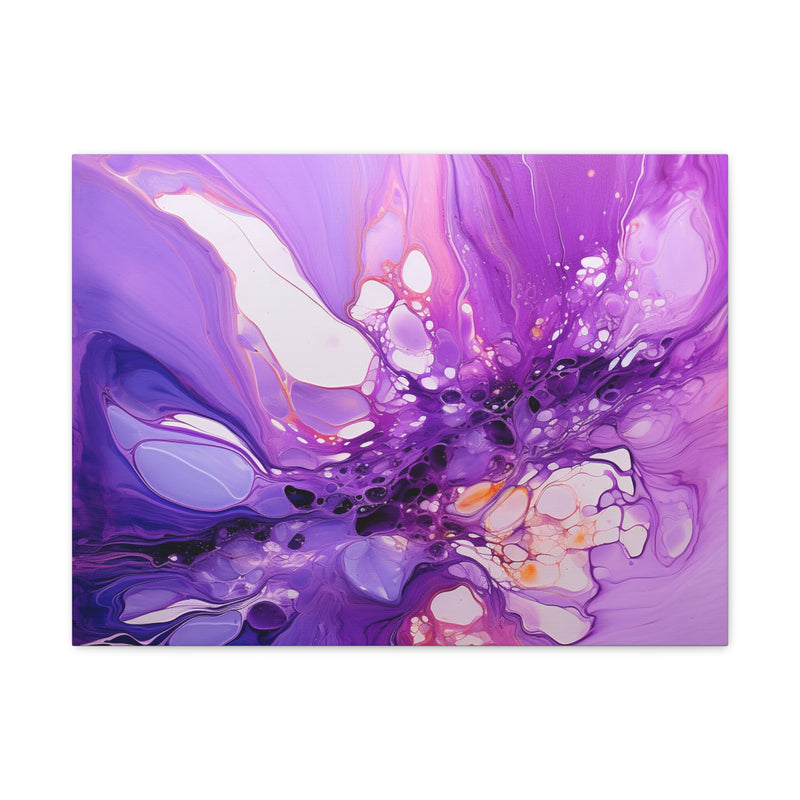 Abstract art color lilac2 Canvas