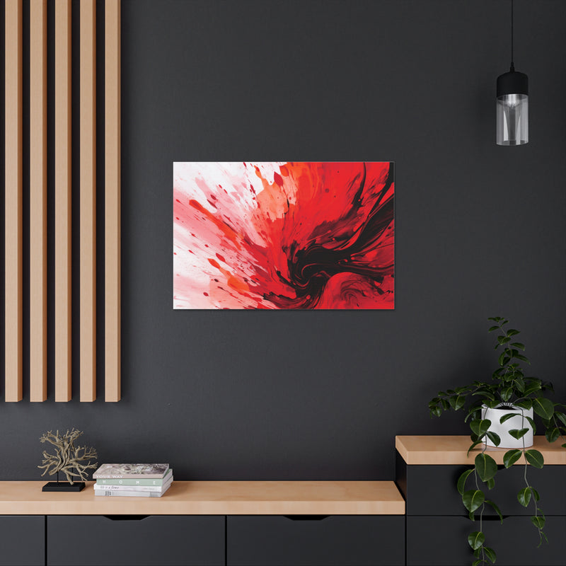 Abstract art color red2 Canvas