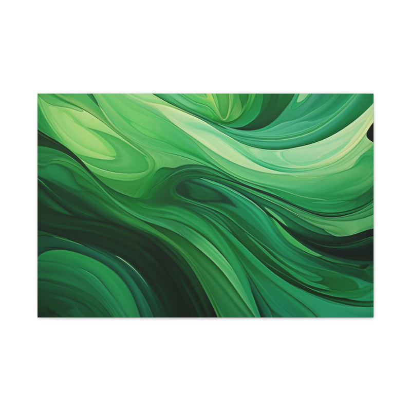 Abstract art color green4 Canvas