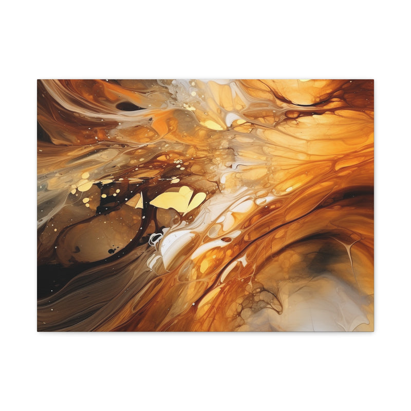 Abstract art color brown6 Canvas