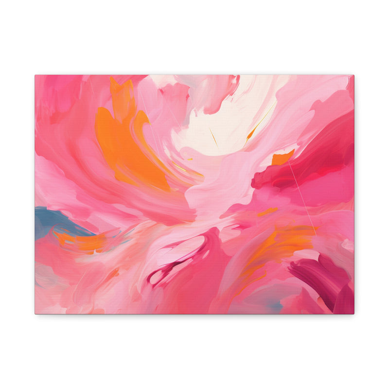 Abstract art color pink Canvas