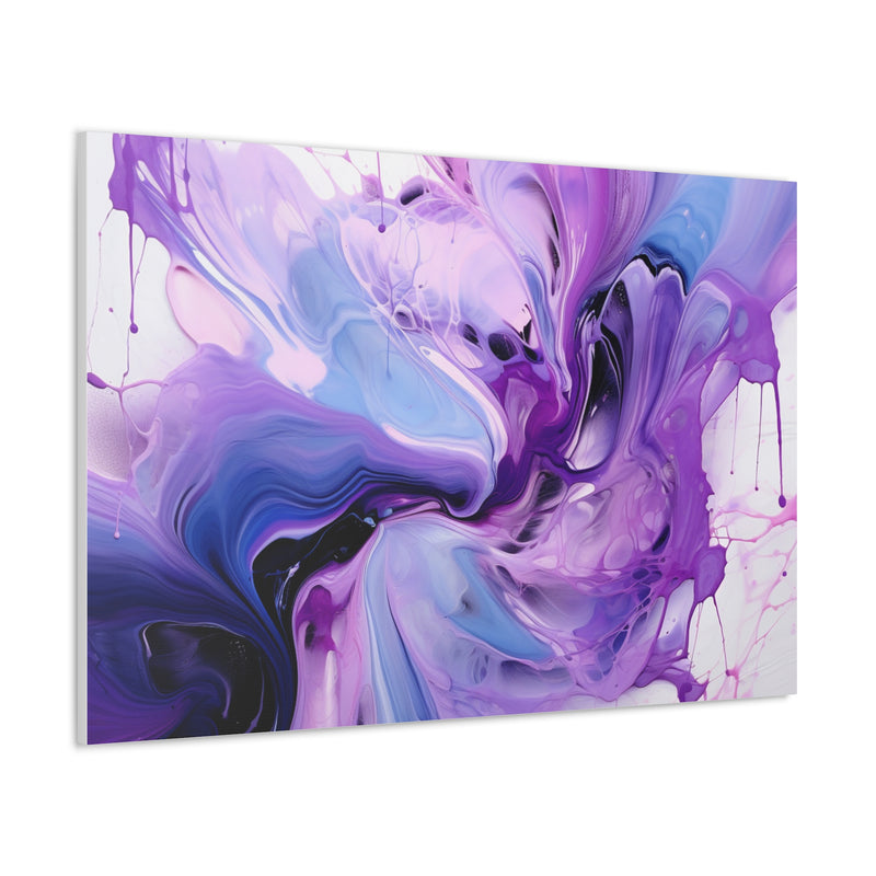 Abstract art color lilac4 Canvas