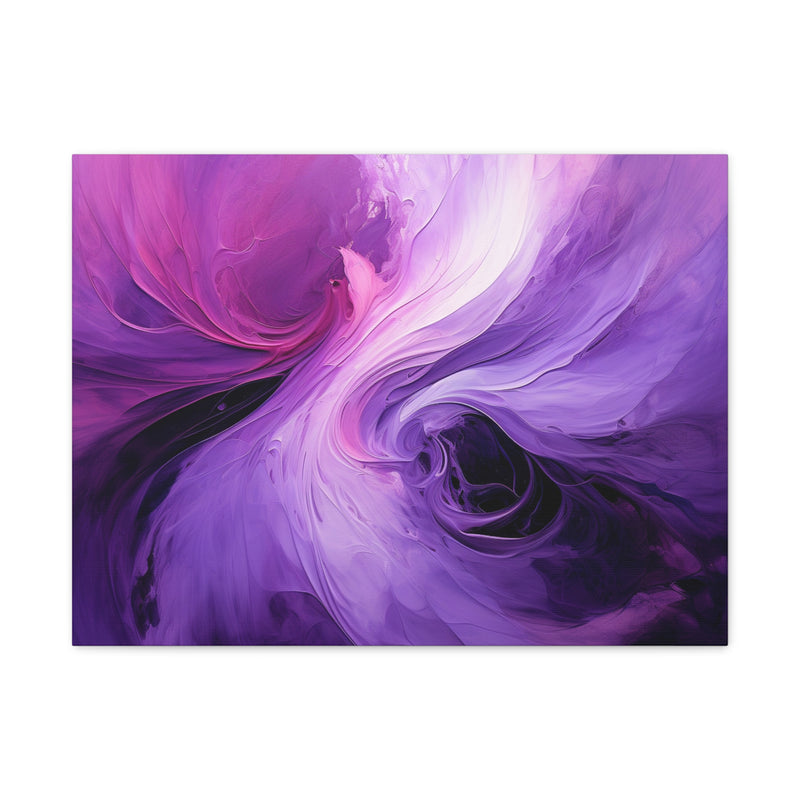 Abstract art color purple Canvas