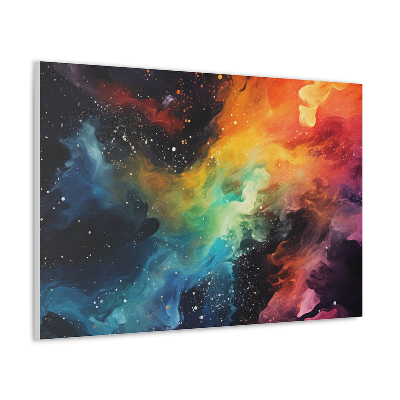 Abstract art color galaxy3 Canvas
