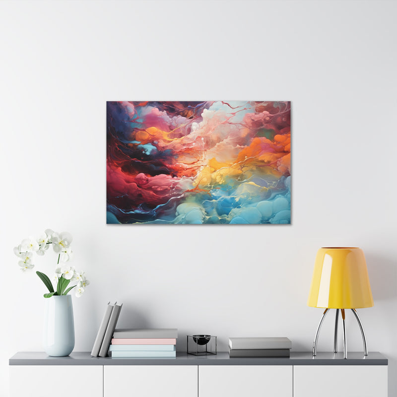 Abstract art color sky3 Canvas
