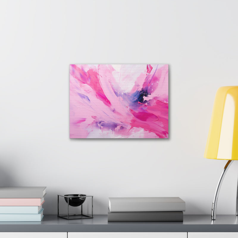 Abstract art color pink2 Canvas