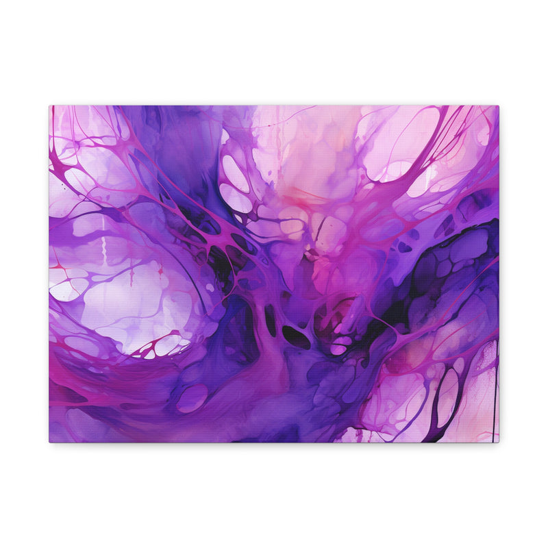 Abstract art color purple4 Canvas