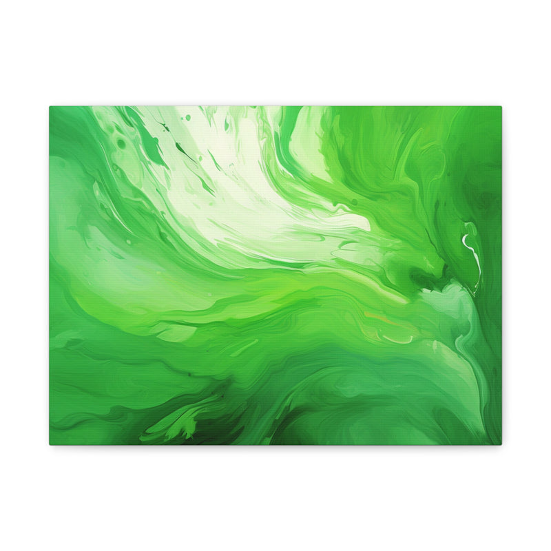 Abstract art color green5 Canvas