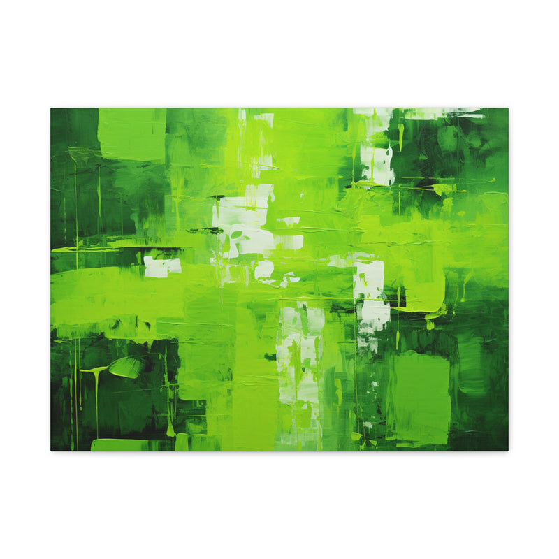 Abstract art color green2 Canvas