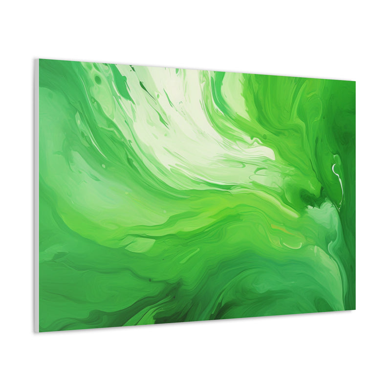 Abstract art color green5 Canvas